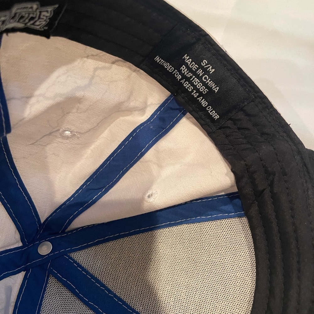 MMA Elite Cross Embroidered Mens/Women’s Cap Size S/M Y2K - Picture 3 of 5